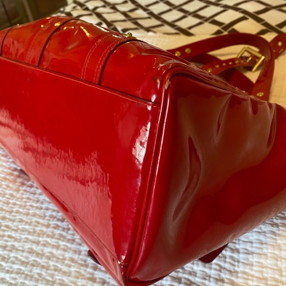 Mulberry London Roxanne Bright Red Bag - Picture 9 of 13